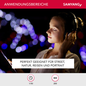 50/1.5 Obiettivo Video DSLR Canon EF a fuoco manuale 0.8 ingranaggi, obiettivo ritratto nero, 50mm