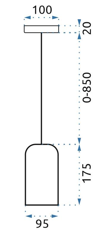 Lampada APP996-1CP B White