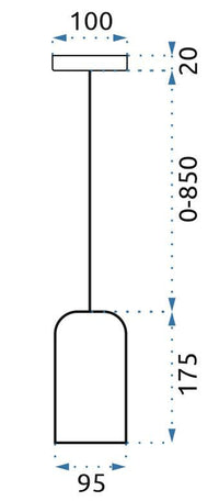 Lampada APP996-1CP B White