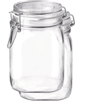 BARATTOLO ERMETICO BORMIOLI 1 L- 6,0 pz