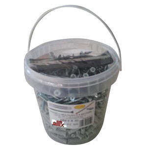 ALLFIX 150 TASSELLI CON VITI F4 8X40 MM + PUNTA- ALLFIX ITALIA- 1,0 confezione