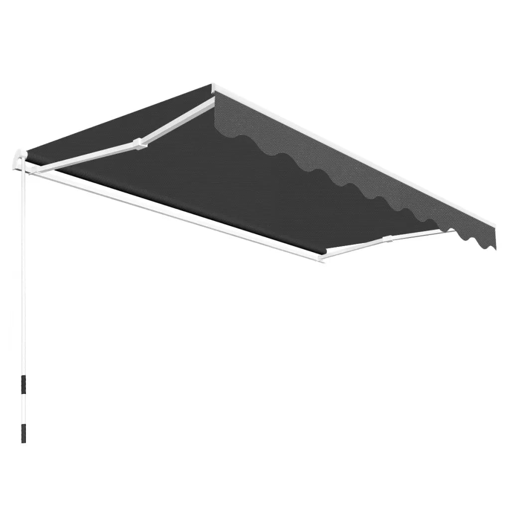 Tenda da Sole Pieghevole Manuale-Tenda parasole per Patio 300 cm Antracite