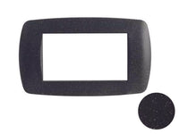 PLACCA 4 POSTI MILLENNIUM NERO FLASH  4 posti  mm.148x84h. (7844.T.N)    MARLANVIL