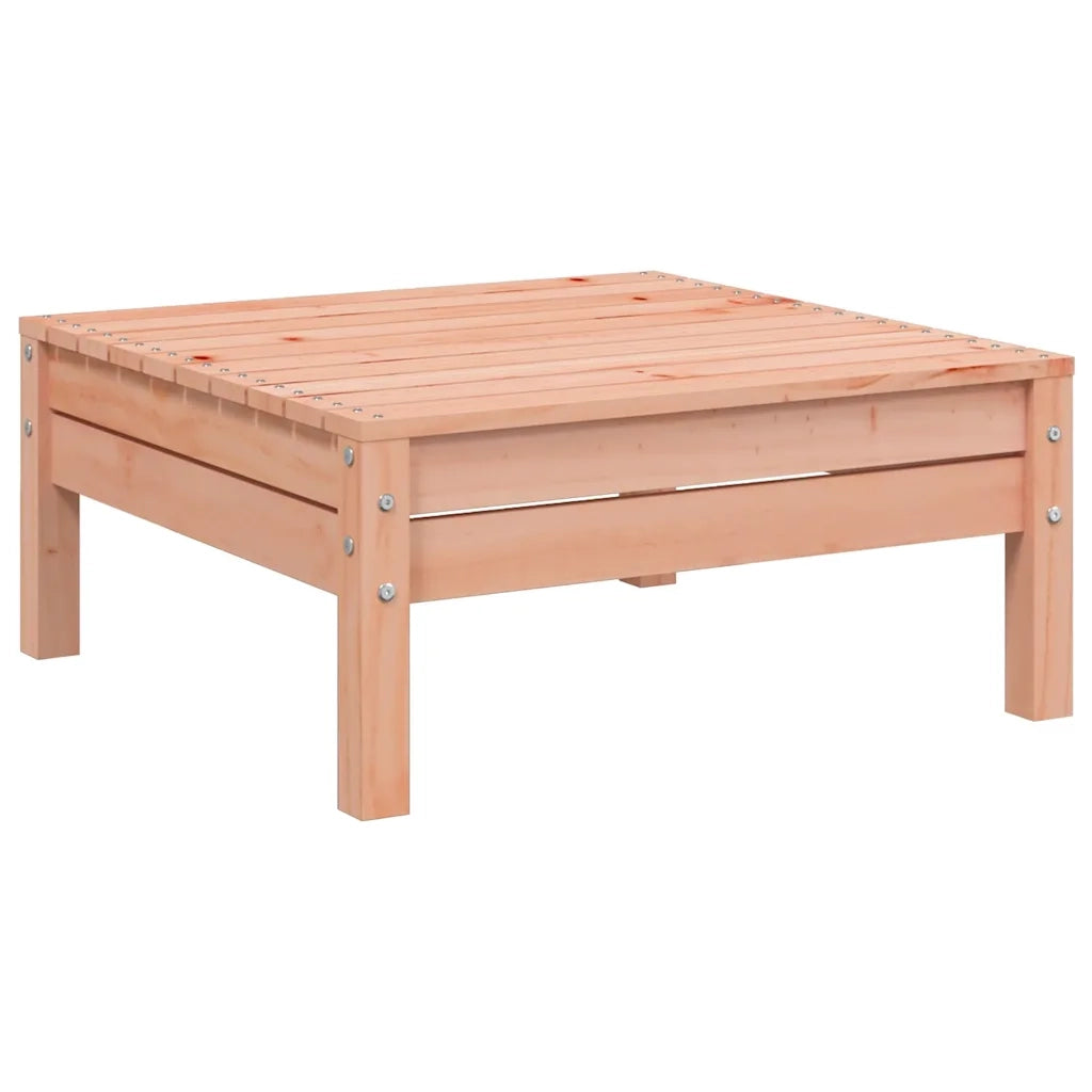 Divano Giardino 2 Posti con Poggiapiedi Legno Massello Douglas 838024