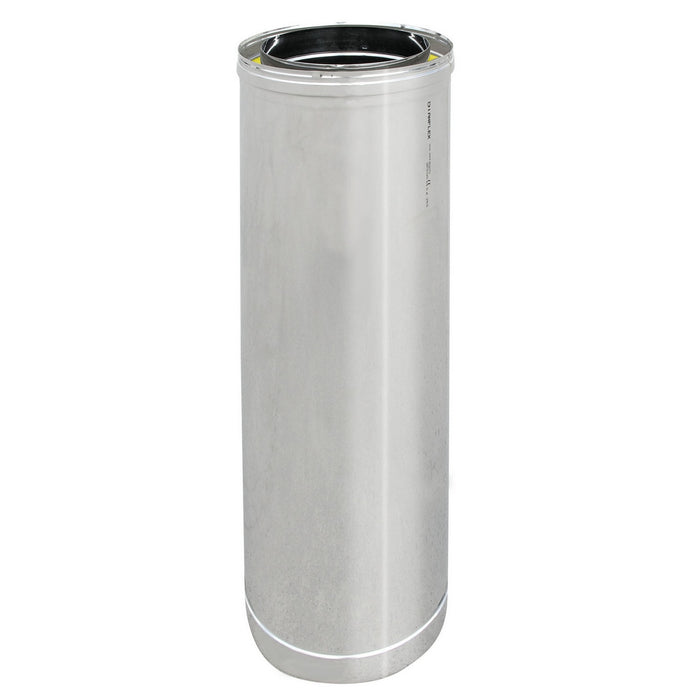 TUBO ACCIAIO INOX 316L DOPPIA PARETE MT 0.25- D. Int. 130 - D. Est. 180- DK- pezzi 1