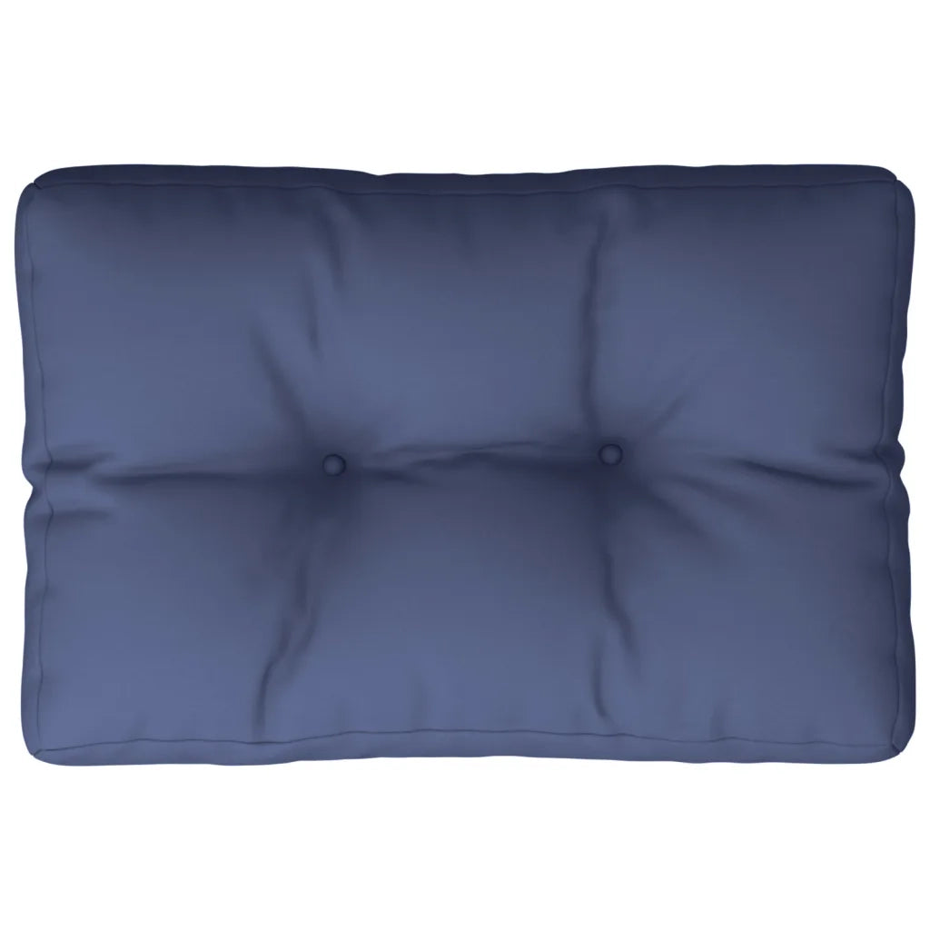 Cuscino per pallet | Cuscini per sedie Blu Marino 50x40x12 cm in Tessuto