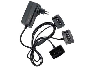 CARICABATTERIA 3 VIE E BASETTE PER FORBICE POWERCUT    VOLPI