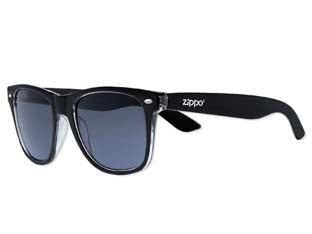 OCCHIALE DA SOLE POLICARBONATO NERO/TRASPARENTE OB21  OB2134    ZIPPO
