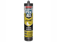 SIGILLANTE ADESIVO FIX ALL TURBO- - ml.290 bianco - 2 pezzi SOUDAL