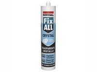 SIGILLANTE ADESIVO FIX ALL CRYSTAL- - ml.290 trasparente - 2 pezzi SOUDAL