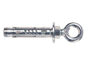 TASSELLO IN ACCIAIO CON OCCHIOLO CHIUSO TAM- - ø mm.8 MA x mm.56 foro occhio mm.12 - 50 pezzi FISCHER