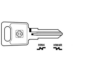 CHIAVI PER CILINDRI HUWIIL 6 SPINE PICCOLE- - HW4 DX - 10 pezzi SILCA