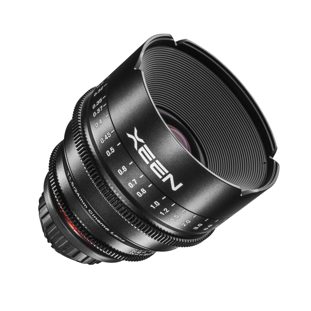 XEEN Cinema 24mm T1.5 PL obiettivo full frame Obiettivo Cine Video MF per alte risoluzioni con pignoni di messa a fuoco