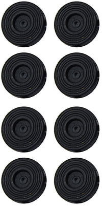 SOTTOSEDIE CON VITE Col. Nero Ø mm. 25  8 pz. 12.00 confezioni