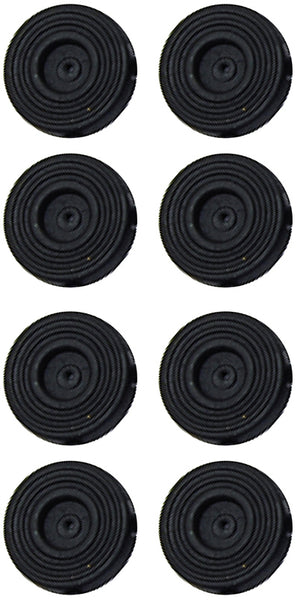 SOTTOSEDIE CON VITE Col. Nero Ø mm. 25  8 pz. 12.00 confezioni