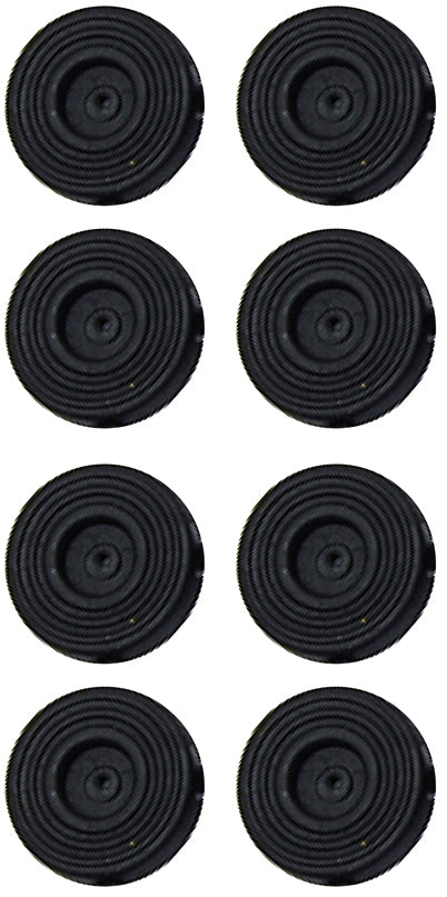 SOTTOSEDIE CON VITE Col. Nero Ø mm. 25  8 pz. 12.00 confezioni