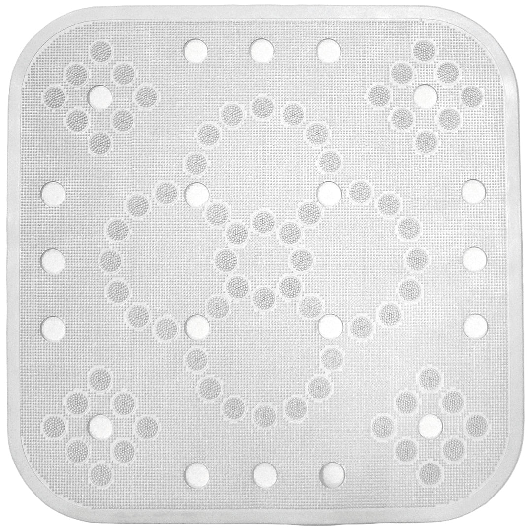 TAPPETO DOCCIA ANTISCIVOLO  cm. 54x54 col. Bianco