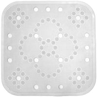 TAPPETO DOCCIA ANTISCIVOLO  cm. 54x54 col. Bianco