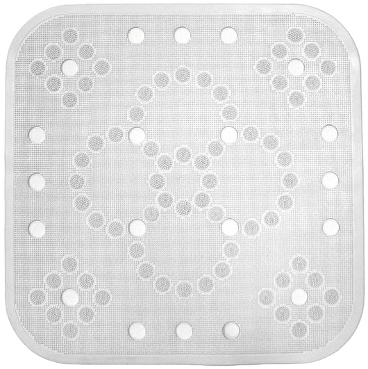 TAPPETO DOCCIA ANTISCIVOLO  cm. 54x54 col. Bianco