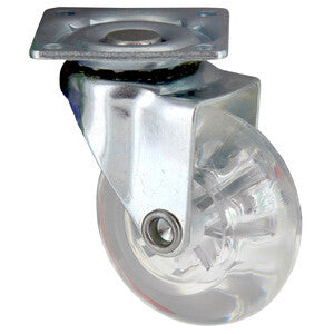 RUOTA MOBILE D 50 MM PIASTRA TRASPARENTE*- SERVICEIT SRL- 12,0 pz