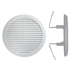 GRIGLIA AERAZIONE PLAST C/MOLLE  80/125 MM 2 PZ- 1,0 confezione