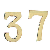 BL NUMERO CIVICO 4 IN OTTONE 100 MM- 1,0 blister