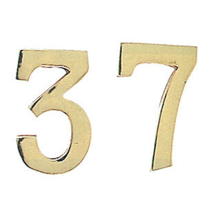 BL NUMERO CIVICO 4 IN OTTONE 100 MM- 1,0 blister