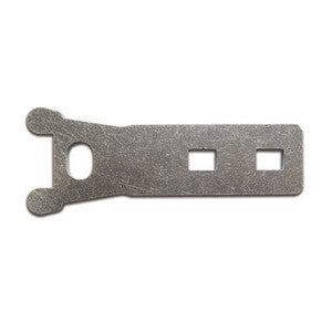 PORTALUCCHETTO PIANO ORIZ ACC ZINC 8X155 MM- 2,0 pz