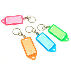 SC PORTAETICHETTA CON FINESTRA PLASTICA 65X30 6 PZ- DIESSE- 5,0 pz