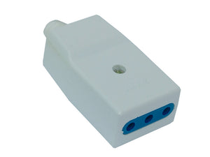 PRESA NORMALE 2P+T BIANCA- - 10A bianca - 10 pezzi SYNTESY