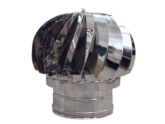 FUMAIOLO TESTA RADIANTE GIREVOLE TONDO  ø cm.13  in lamiera zincata