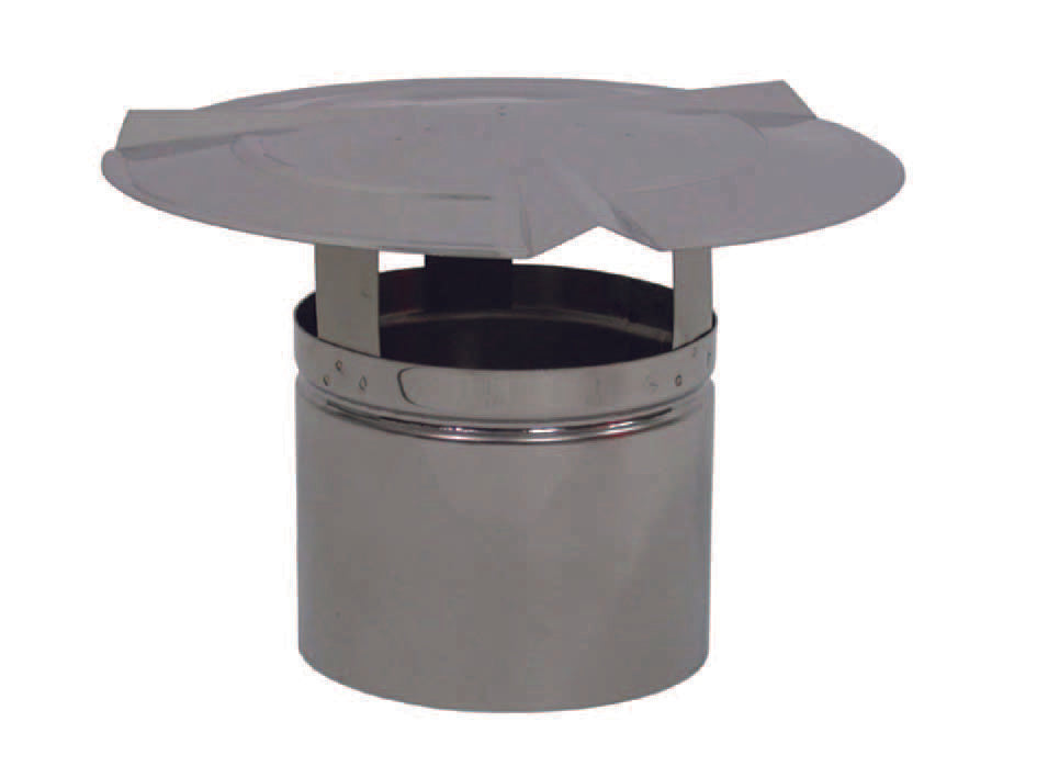 FUMAIOLI A CAPPELLO IN ACCIAIO INOX  ø cm.10