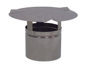 FUMAIOLI A CAPPELLO IN ACCIAIO INOX  ø cm.10