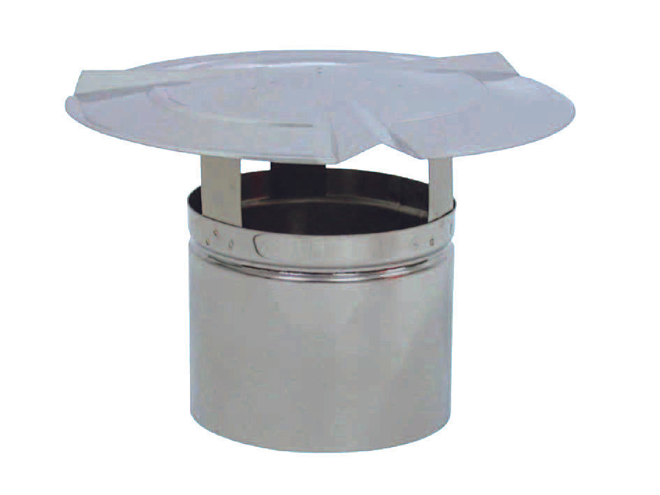 FUMAIOLI A CAPPELLO IN ACCIAIO ZINCATO  ø cm.12
