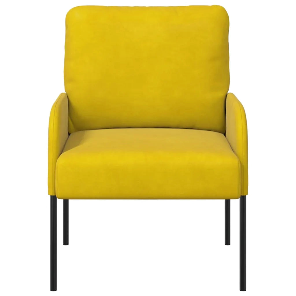 Divani con cuscino 55cm Giallo Legno compensato