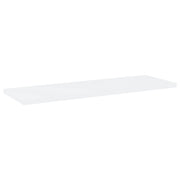 Ripiani per Libreria 4 pz-Scaffale per Libri Bianchi 60x20x1,5 cm Legno Multistrato