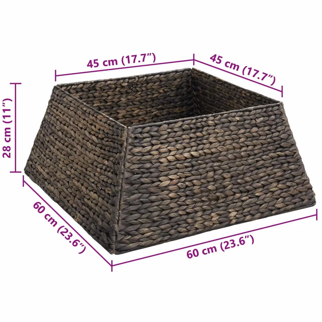 Collare per Albero di Natale Nero 60 x 60 x 28 cm CFW5703847