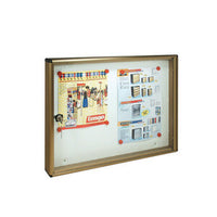 BACHECA FONDO MAGNETICO ALUBOX BC2 55X5X40 BR- ALUBOX- 1,0 pz