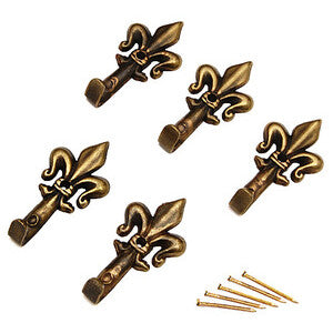 BL GANCIO PER QUADRO GIGLIO 47 MM BRON N. 2 5 PZ*- DIESSE- 5,0 blister