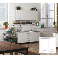 KIT CUCINA PENSILE 2 ANTE 80X32XH72 CM BIANCO- AZUR LINE- 1,0 pz