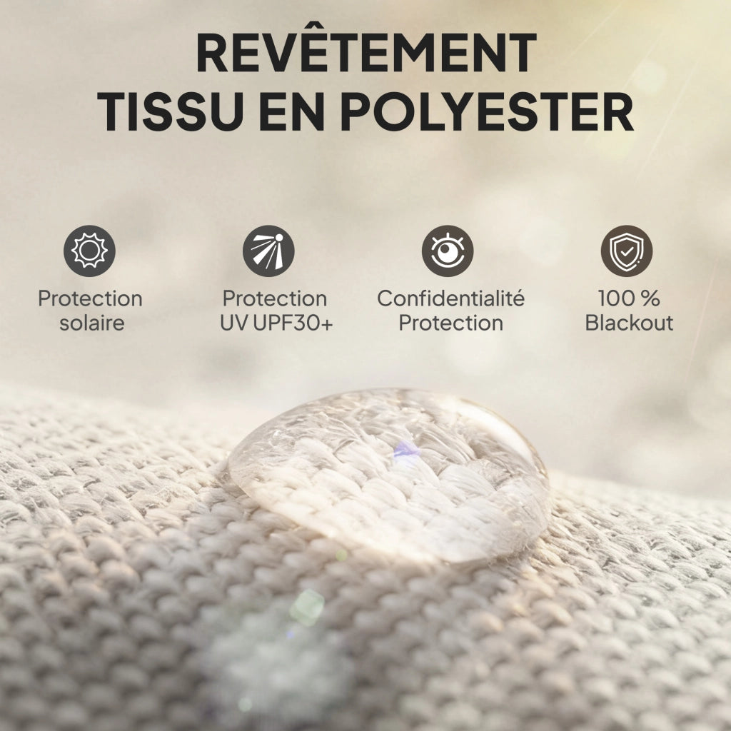 Tenda da esterno 2.4x1.6m ¨C zephmum ¨C crema, impermeabile, anti-UV