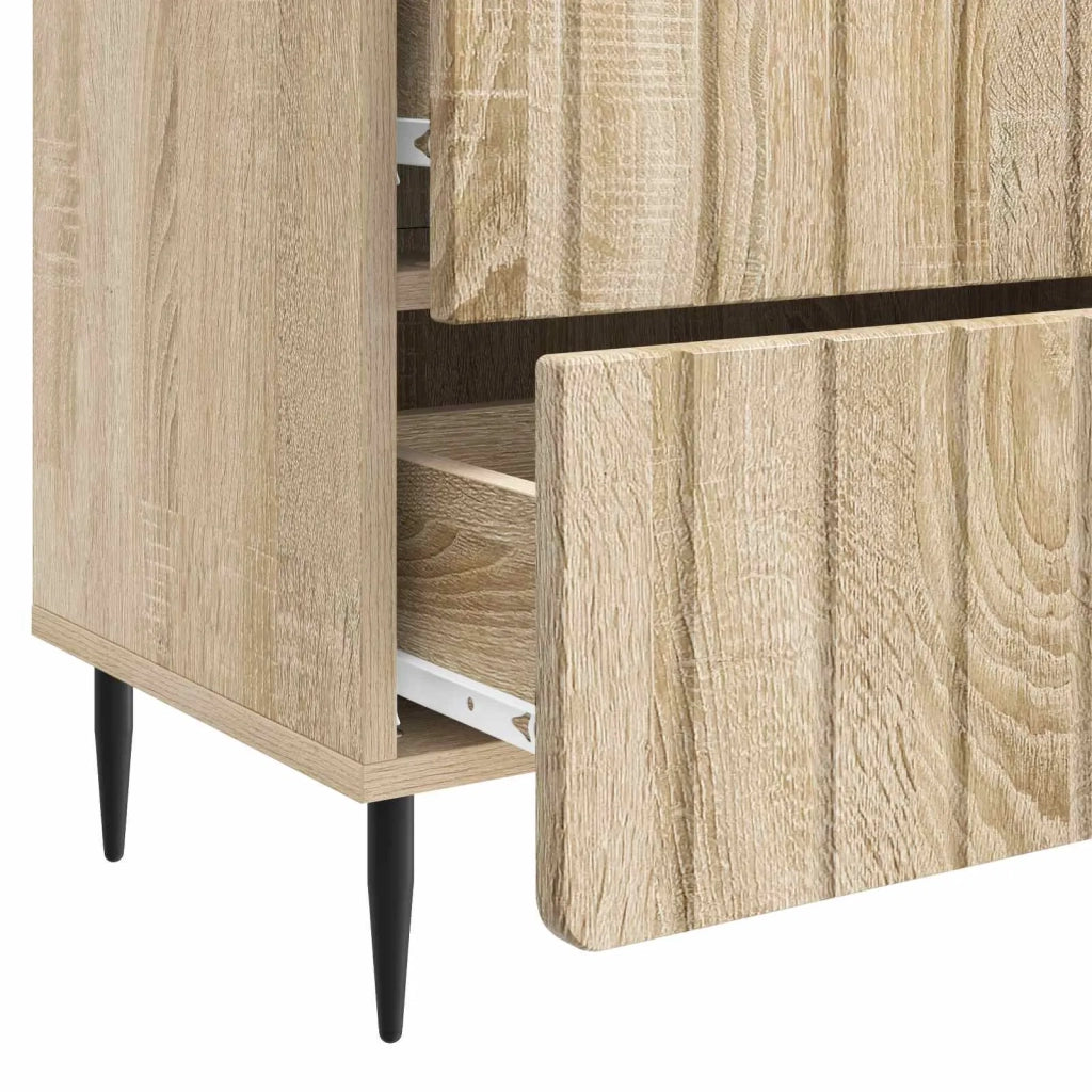 Armadio da Notte con cassetto Rovere Sonoma 62 x 34,5 x 49,5 cm 894317