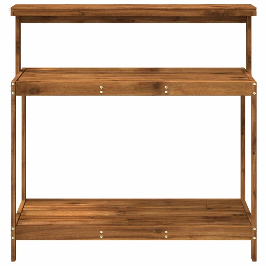 Banco da Giardinaggio Esterno 111,5 x 48,5 x 107 cm Naturale 903086