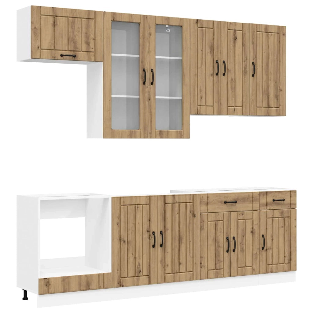 Unità Cucina LUCCA 8 pcs Rovere Artigianale 3438152