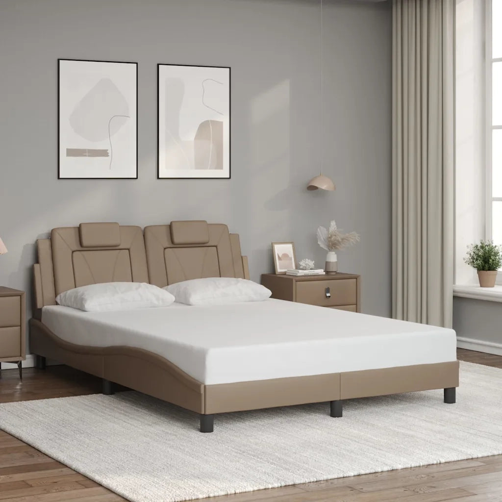 Giroletto con LED senza Materasso Cappuccino 120x200 cm
