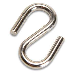 GANCIO A S PER CATENA D 2,4 MM ACCIAIO NICHELATO- 2,0 centinaia