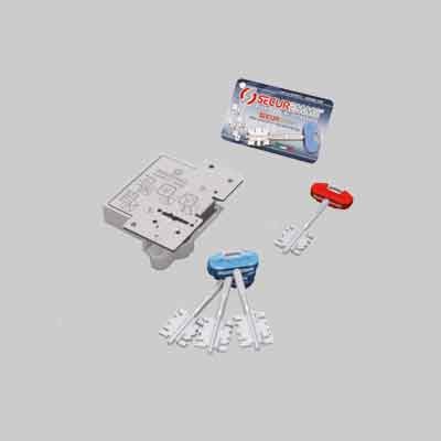 NUCLEO A DOPPIA MAPPA PER SERRATURE 'SECURMAP 25S' SECUREMME Versione Dx - SECUREMME