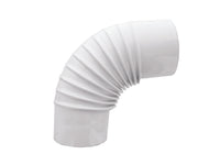 GOMITO A 90  ° PORCELLANATO PER STUFE A LEGNA BIANCO LUCIDO   EE ¸ cm.12    SAVE