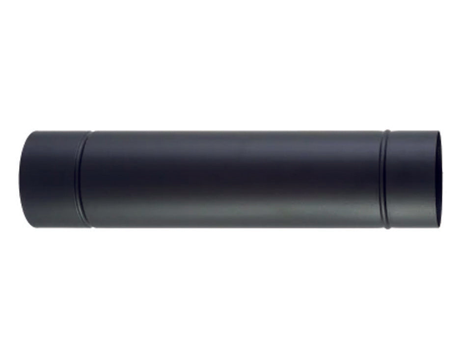 TUBO PORCELLANATO PER STUFE A LEGNA NERO OPACO  ø cm.14x50    SAVE