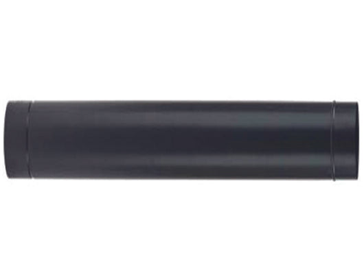 TUBO PORCELLANATO PER STUFE A LEGNA NERO OPACO ALA SMALTO CLASSIC  ø mm.120x1000h.    ALA